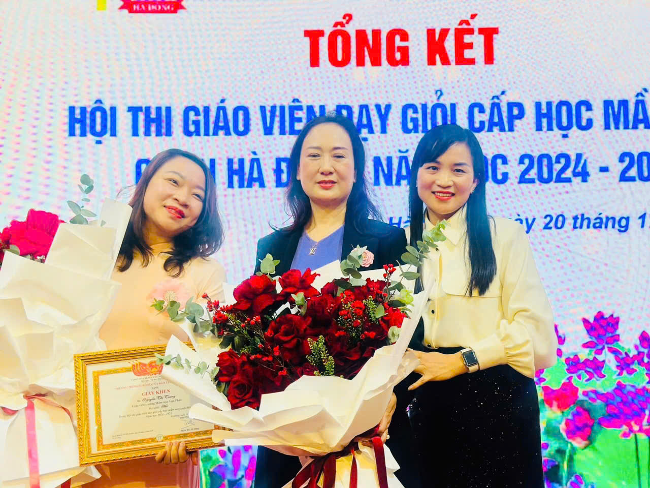 🎉🎉 CHÚC MỪNG KẾT QUẢ HỘI THI GIÁO VIÊN DẠY GIỎI CẤP QUẬN NĂM HỌC 2024 - 2025 