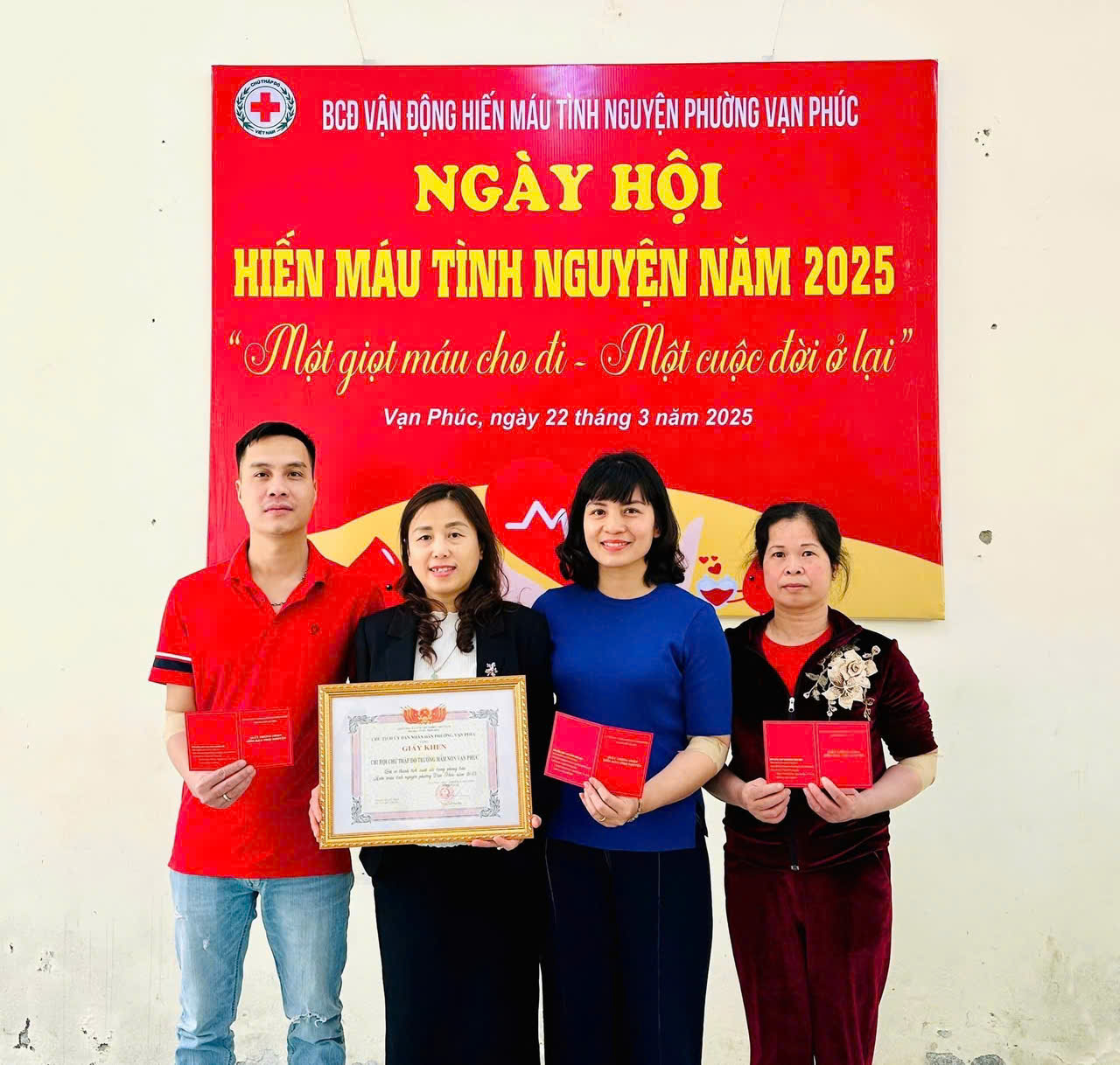 TRƯỜNG MẦM NON VẠN PHÚC THAM GIA NGÀY HỘI "HIẾN MÁU TÌNH NGUYỆN" NĂM 2025